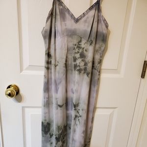 Tie-dyed Maxi Slip Dress